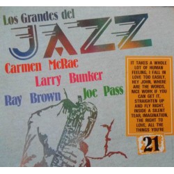 Carmen McRae, Joe Pass, Larry Bunker, Ray Brown - Los Grandes Del Jazz 21 (LP) 