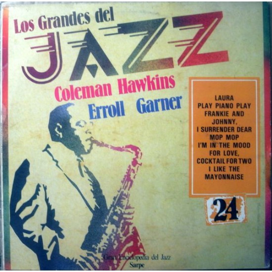 Coleman Hawkins, Erroll Garner ‎"Los Grandes Del Jazz 24" (LP) 