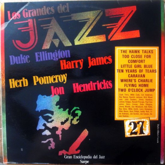Duke Ellington, Harry James, Herb Pomeroy, Jon Hendricks ‎"Los Grandes Del Jazz 27" (LP) 