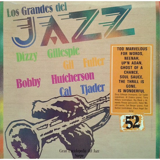 Lester Young / Dizzy Gillespie / Cal Tjader ‎"Los Grandes Del Jazz 52" (LP) 