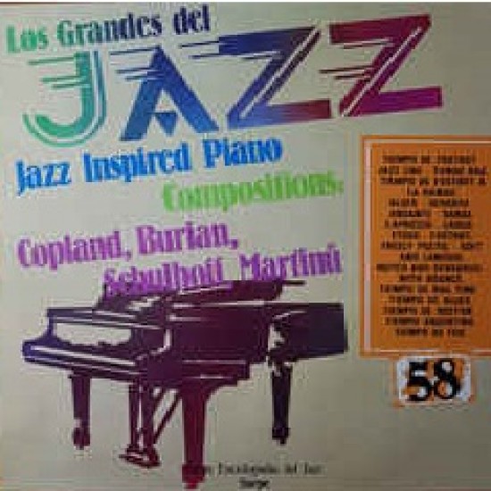 Copland / Burian / Martinu / Schulhoff "Los Grandes Del Jazz 58" (LP) 