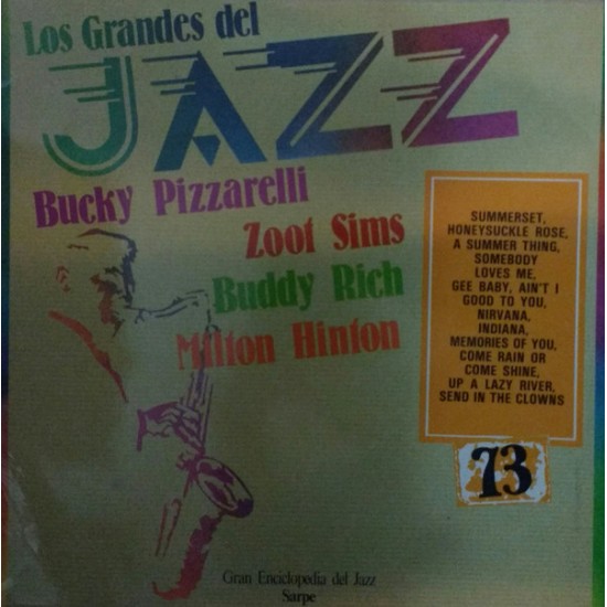 Zoot Sims, Bucky Pizzarelli Special Guest Buddy Rich ‎"Los Grandes del Jazz 73" (LP) 