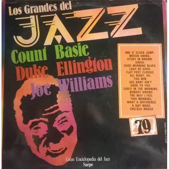 Count Basie / Joe Williams / Duke Ellington ‎"Los Grandes Del Jazz 79" (LP) 
