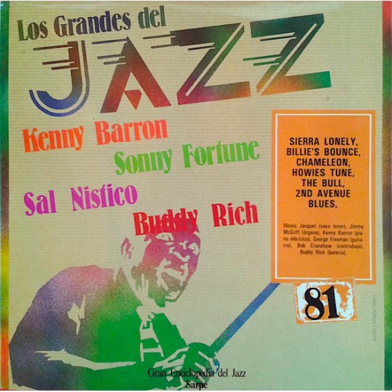 Kenny Barron / Sonny Fortune / Sal Nistico / Buddy Rich ‎"Los Grandes Del Jazz 81" (LP) 