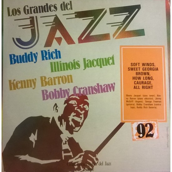 Buddy Rich / Illinois Jacquet / Kenny Barron / Bobby Cranshaw "Los Grandes Del Jazz 92" (LP) 