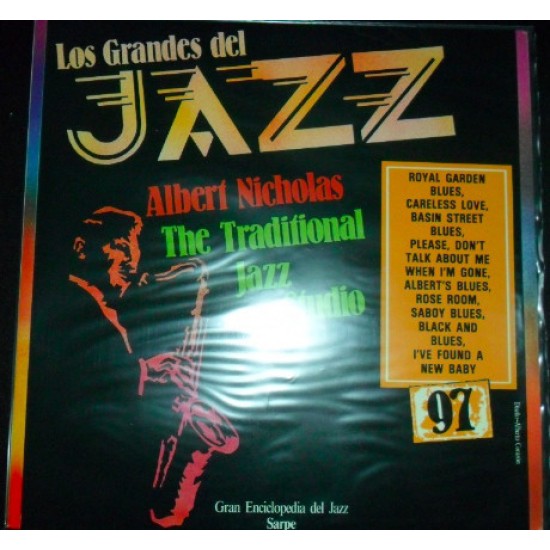 Albert Nicholas And The Traditional Jazz Studio "Los Grandes Del Jazz 97" (LP) 
