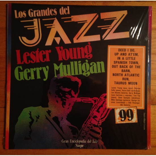 Lester Young, Gerry Mulligan ‎"Los Grandes Del Jazz 99" (LP) 