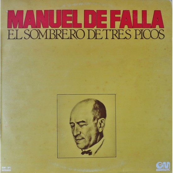 Manuel De Falla ‎"El Sombrero De Tres Picos" (LP)