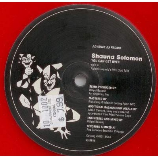 Shauna Solomon "You Can Get Over Ralphi Rosario Remixes Advanced DJ Promo" (12")