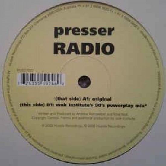 Presser "Radio" (12")