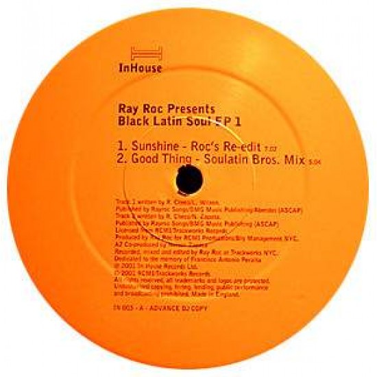 Ray Roc Checo" Black Latin Soul EP 1" (12")