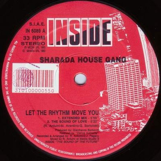 Sharada House Gang "Let The Rhythm Move You" (12")