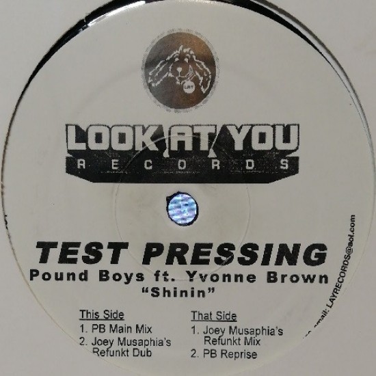 Pound Boys featuring Yvonne Brown ‎"Shinin'" (12") 