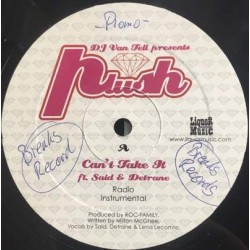 DJ Van Tell Presents Plush - Can't Take It Say, Say, Say (12") 