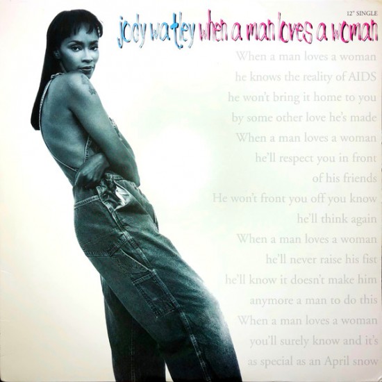 Jody Watley ‎"When A Man Loves A Woman" (12") 