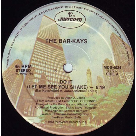 The Bar-Kays "Do It (Let Me See You Shake)" (12")