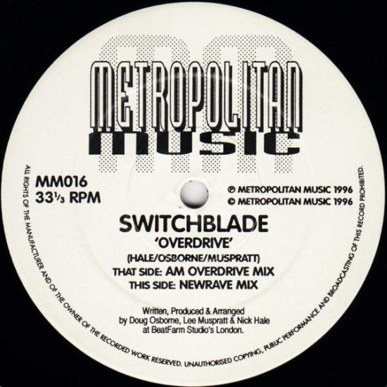 Switchblade "Overdrive" (12")