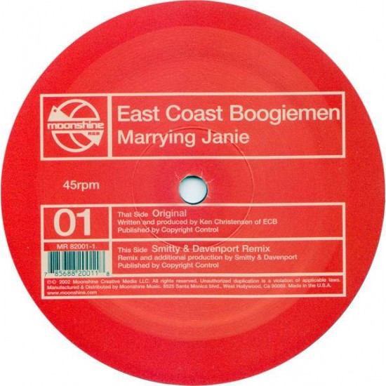 East Coast Boogiemen ‎"Marrying Janie" (12") 
