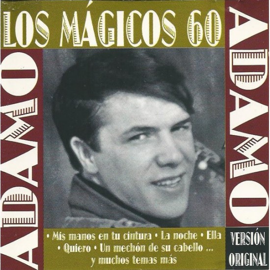 Adamo ‎"Los Mágicos 60 - Versión Original" (CD) 