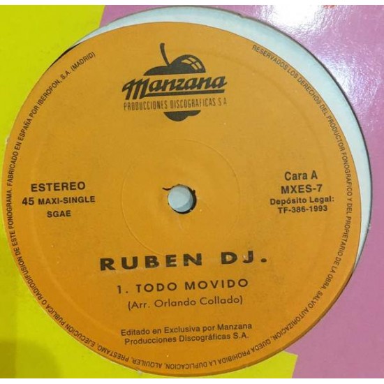Ruben DJ ‎"Todo Movido" (12") 