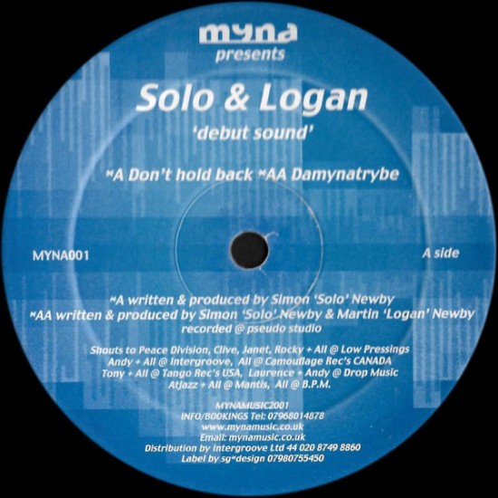 Solo & Logan ‎"Debut Sound" (12") 