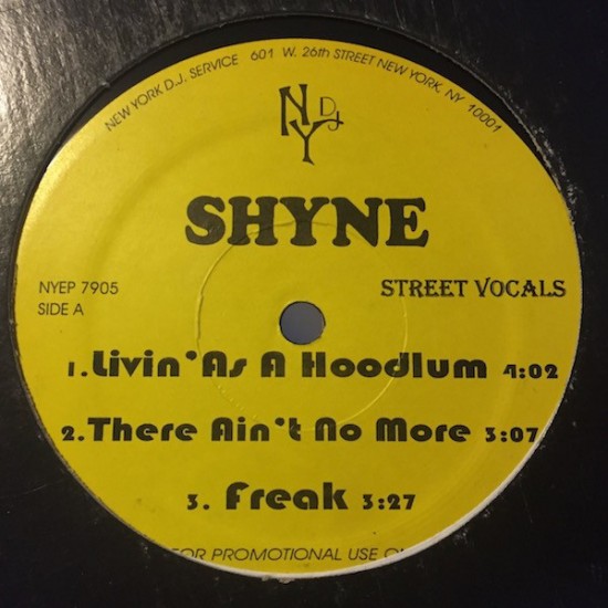 Shyne ‎"Livin' As A Hoodlum" (12") 