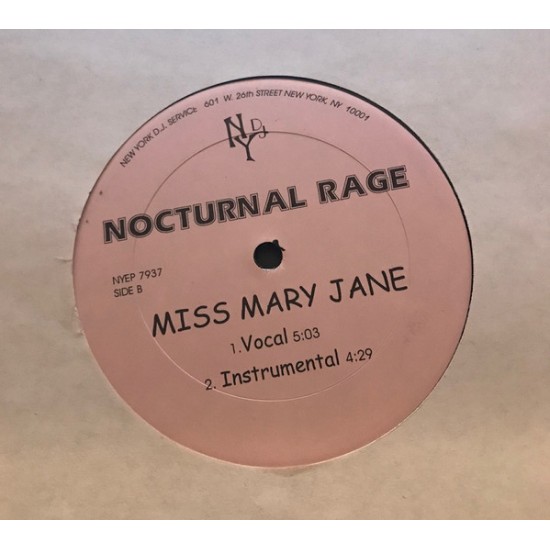Toni Braxton / Nocturnal Rage "No More Love / Miss Mary Jane" (12") 