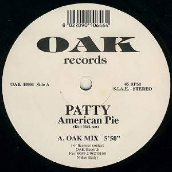 Patty "American Pie" (12")