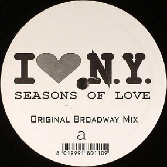 I Love N.Y. ‎"Seasons Of Love" (12") 