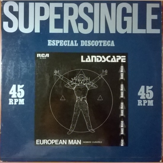 Landscape ‎"European Man = Hombre Europeo" (12") 