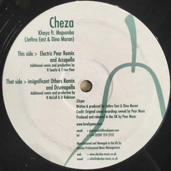 Khaya "Cheza Remixes" (12")