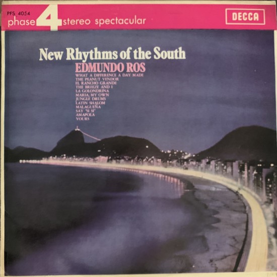 Edmundo Ros Y Su Orquesta" New Rhythms Of The South (Nuevos Ritmos Del Sur)" (LP) 