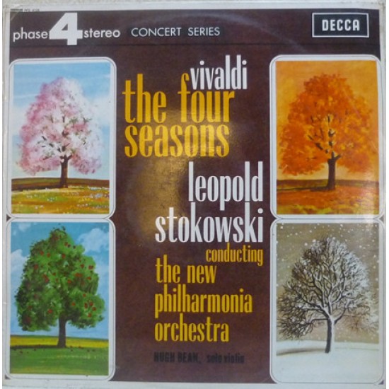 Vivaldi - Leopold Stokowski Conducting The New Philharmonia Orchestra ‎"The Four Seasons" (LP) 