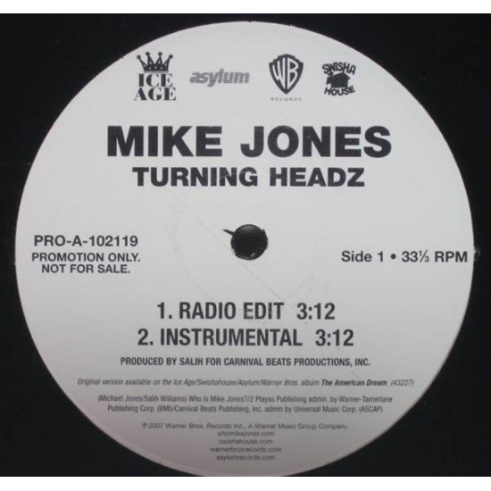 Mike Jones "Turning Headz" (12") 