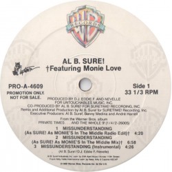Al B. Sure! feat. Monie Love "Missunderstanding" (12") 