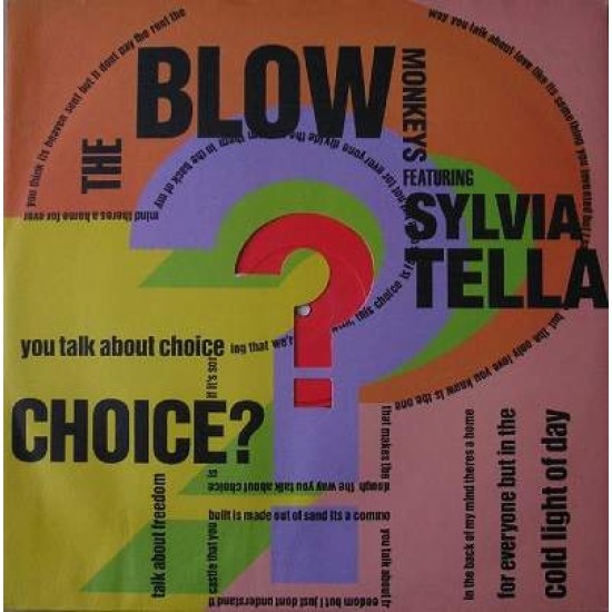 The Blow Monkeys "Choice?" (12")