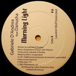 Gabriele D'Andrea Feat Danusha - Morning Light (12") 