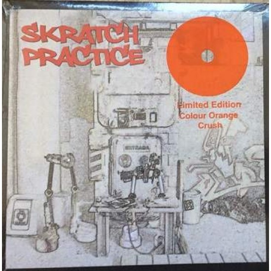 DJ T-Kut ‎"Scratch Practice" (7" - color Orange Crush)
