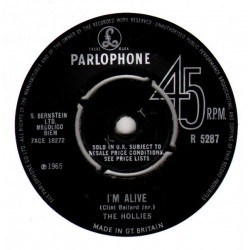 The Hollies ‎"I'm Alive" (7") 