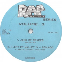 Rap Attack Volume. 3 (12")  Rap Attack Volume. 3 (12")