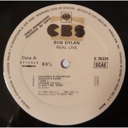 Bob Dylan - Real Live (LP)  Bob Dylan - Real Live (LP)