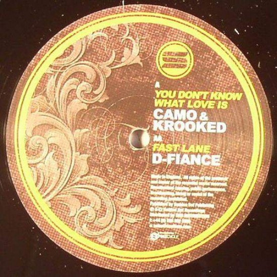 Camo & Krooked / D-Fiance "You Don't Know What Love Is / Fast Lane" (12") Camo & Krooked / D-Fiance "You Don't Know What Love Is / Fast Lane" (12")