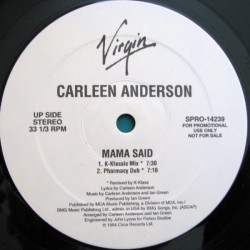 Carleen Anderson ‎"Mama Said" (12") 