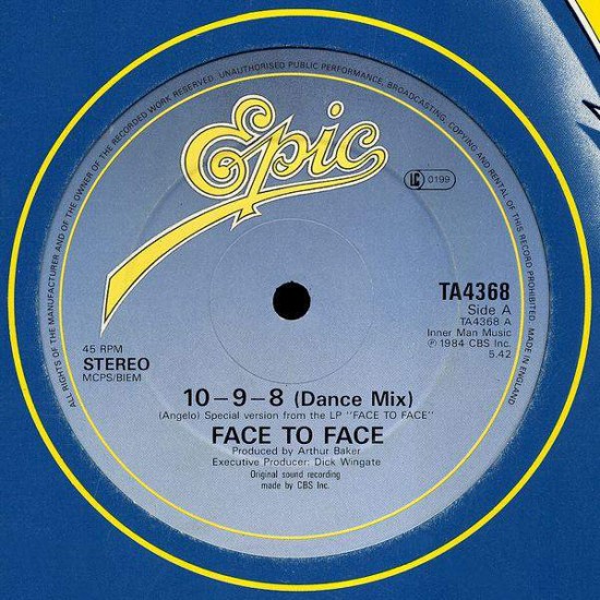 Face To Face "10-9-8" (12") 
