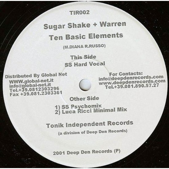 Sugar Shake + Warren "Ten Basic Elements" (12") 