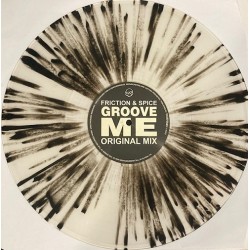 Friction & Spice ‎"Groove Me" (12" - Limited Edition - color Blanco y Negro salpicado)