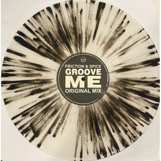 Friction & Spice ‎"Groove Me" (12" - Limited Edition - color Blanco y Negro salpicado)