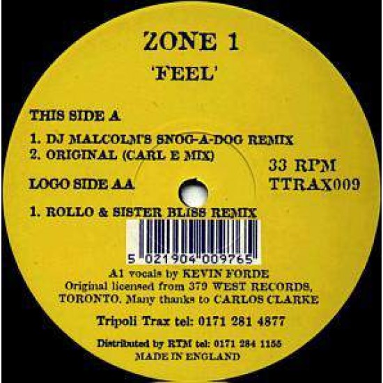 Zone 1 "Feel" (12")