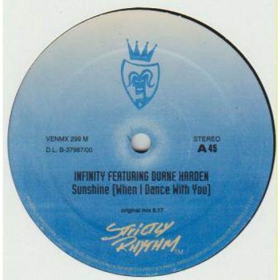 Infinity ‎"Sunshine (When I Dance With You)" (12") 