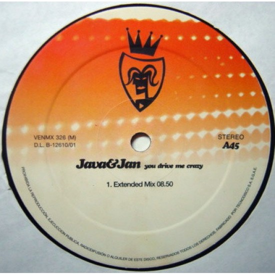 Java & Jan ‎"You Drive Me Crazy" (12")